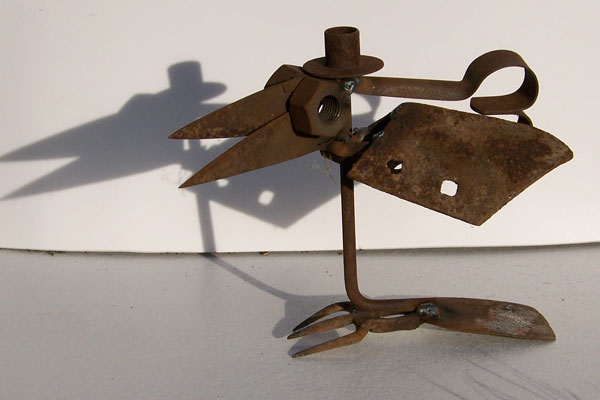 Metallskulptur von Groeg